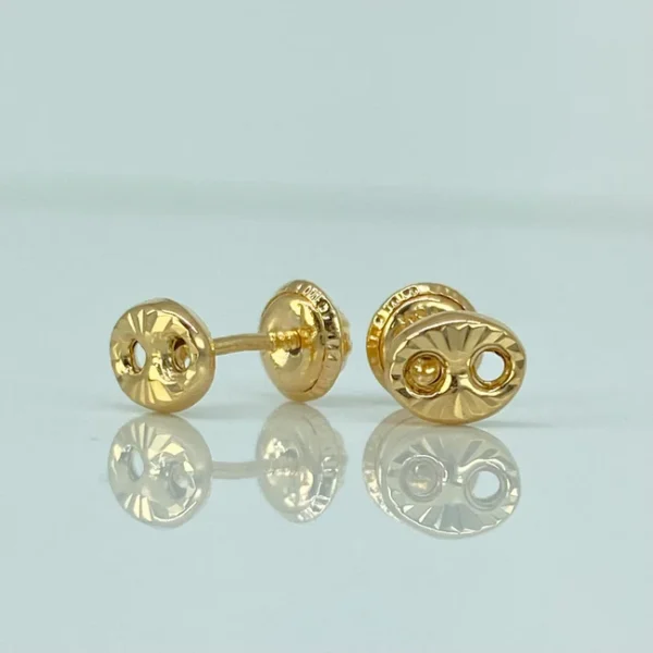 Topos GC Diamantado Oro amarillo 18k 0,61 Gr / 6 mm - Image 2