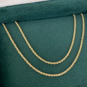 Cadena ● Lazo Oro amarillo 18k +1 / 1,45 Gr / 1,2 mm / 45 Cm