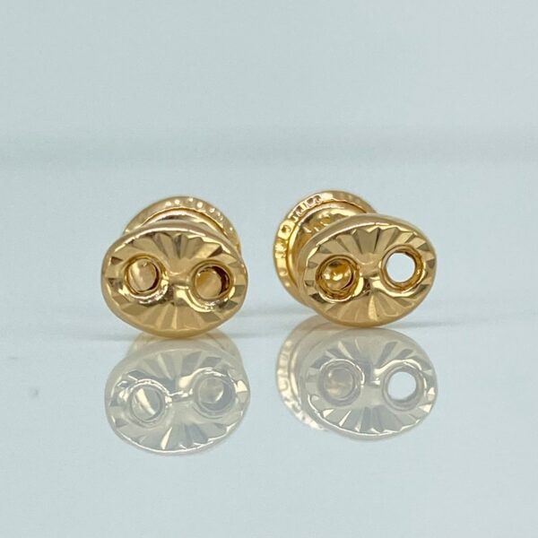 Topos GC Diamantado Oro amarillo 18k 0,61 Gr / 6 mm - Image 4