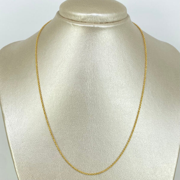 Cadena ● Lazo Oro amarillo 18k +1 / 1,45 Gr / 1,2 mm / 45 Cm - Image 4
