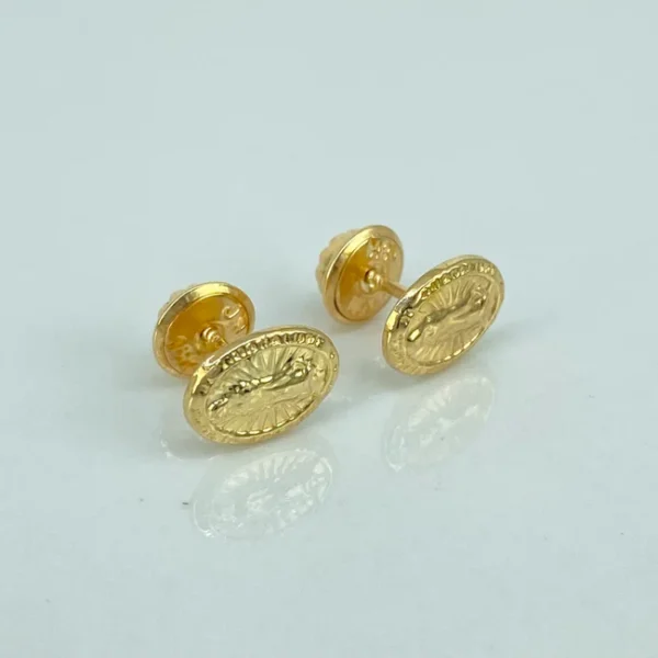 Topos Virgen Guadalupe Oro amarillo 18k 0,75 Gr / 6,5 mm - Image 3