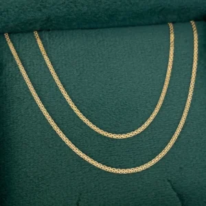 Cadena ● Mini China Oro amarillo 18k 1,75 Gr / 1,1 mm / 45 Cm