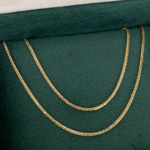 Cadena Franco Oro amarillo 18k +2 / 4,45 Gr / 1,2 mm / 50 Cm