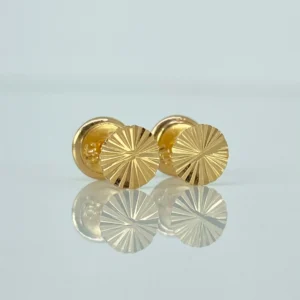 Topos Circulo Diamantado Oro amarillo 18k 0,6 Gr / 5 mm