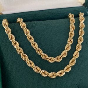 Cadena ● Lazo Oro amarillo 18k +1 / 14,15 Gr / 4,3 mm / 60 Cm