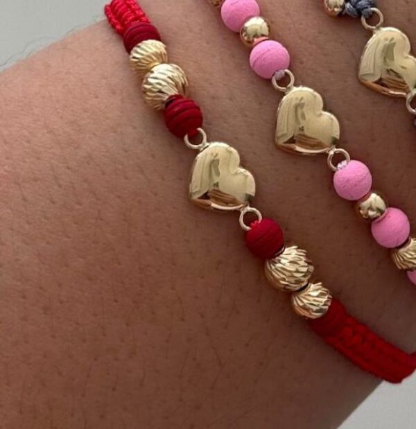 Colección "Vínculos & Deseos" – Pulseras Tejidas en Oro 18K - Image 2